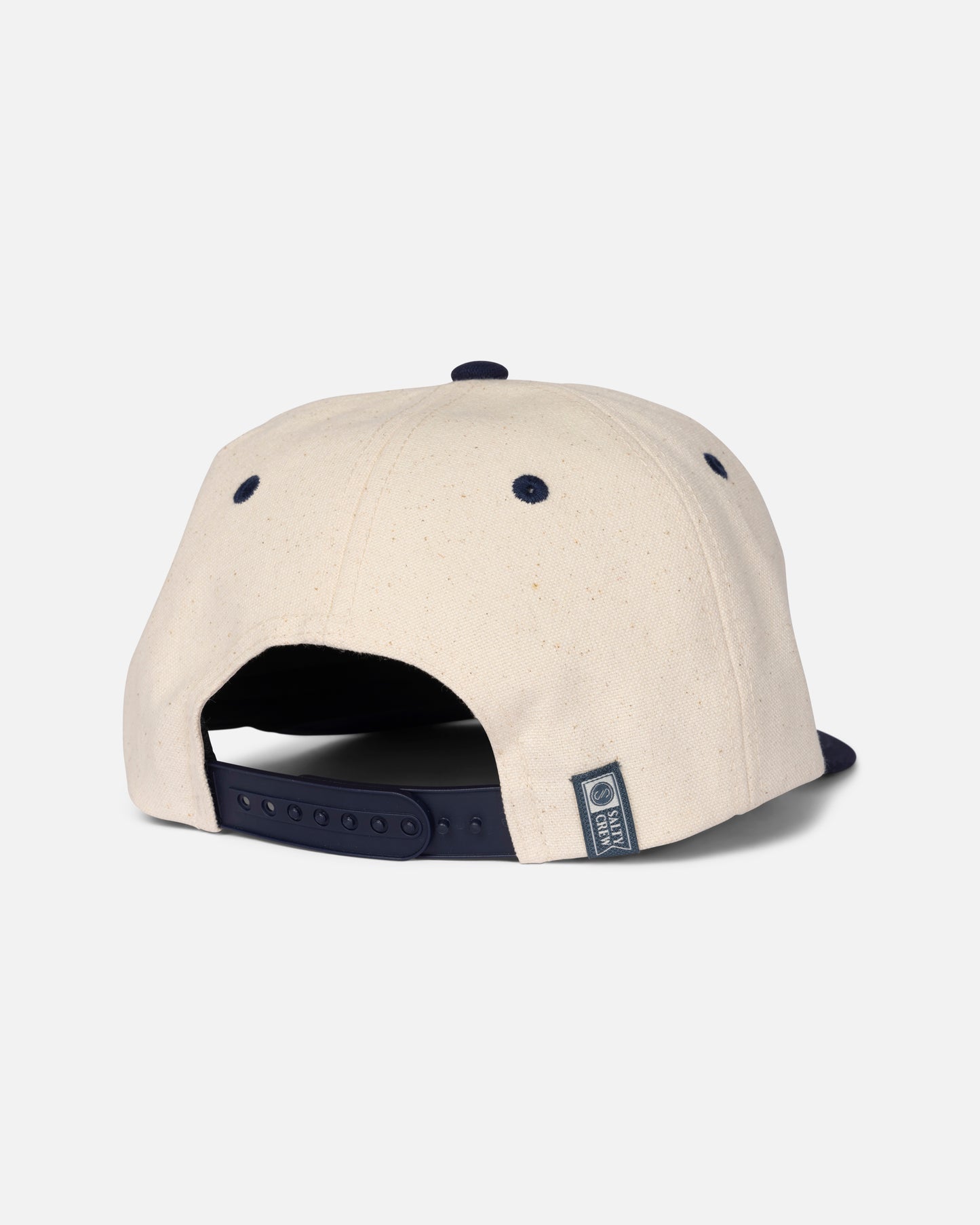 Back view of the Whaler Snapback - Off White. 