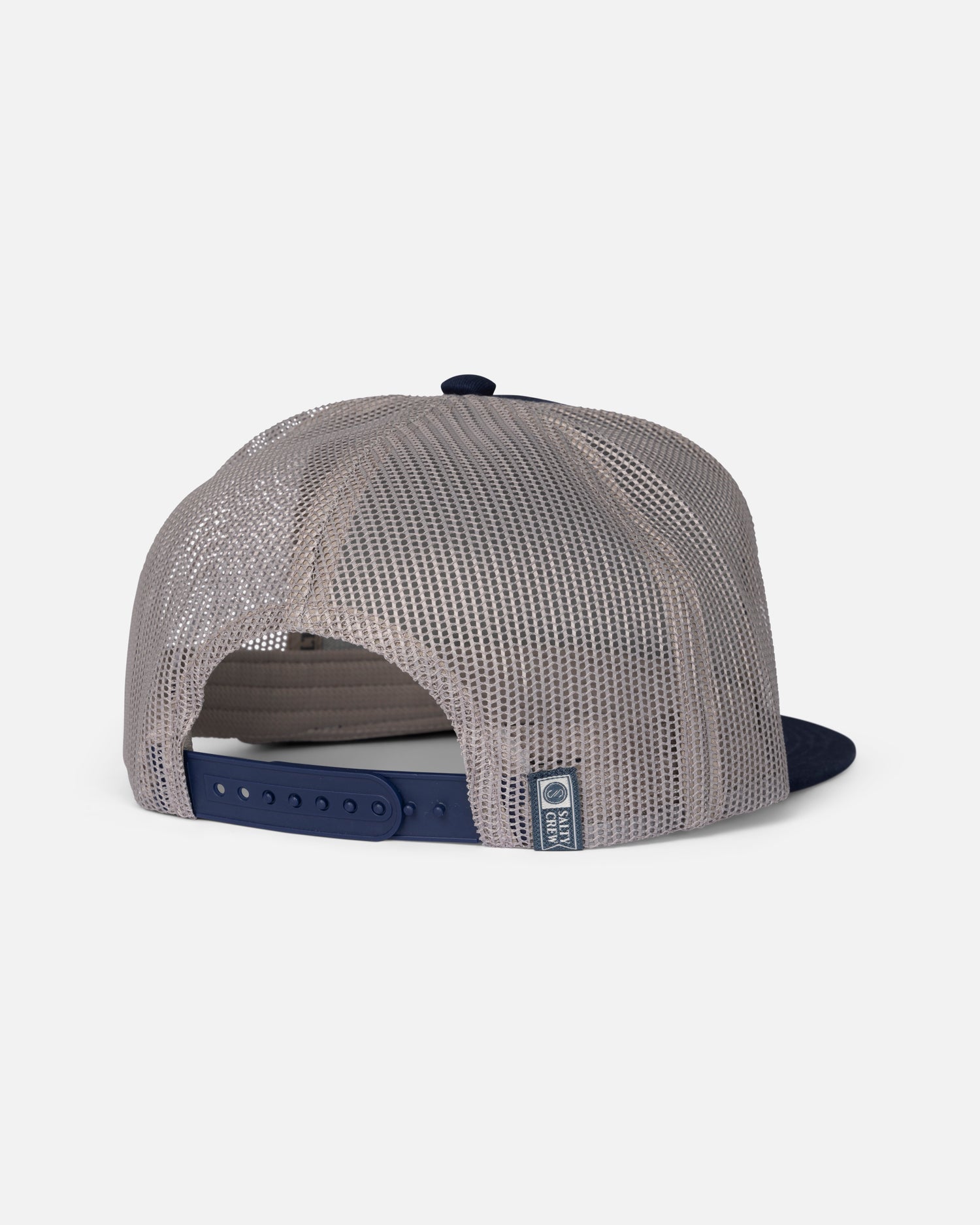 Back view of the Whaler Trucker - Navy. 