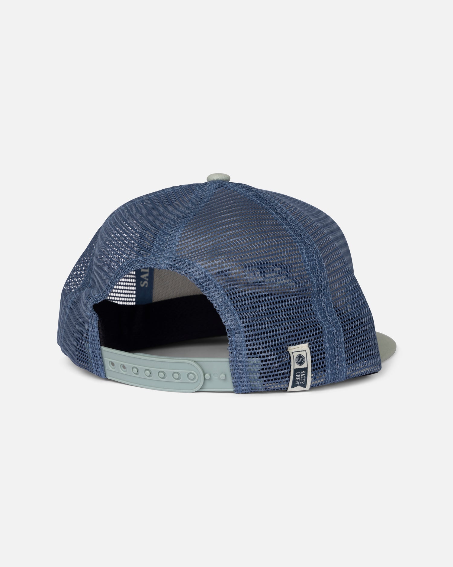 Back view of the Native Vibes Boys Trucker - Mid Blue. 