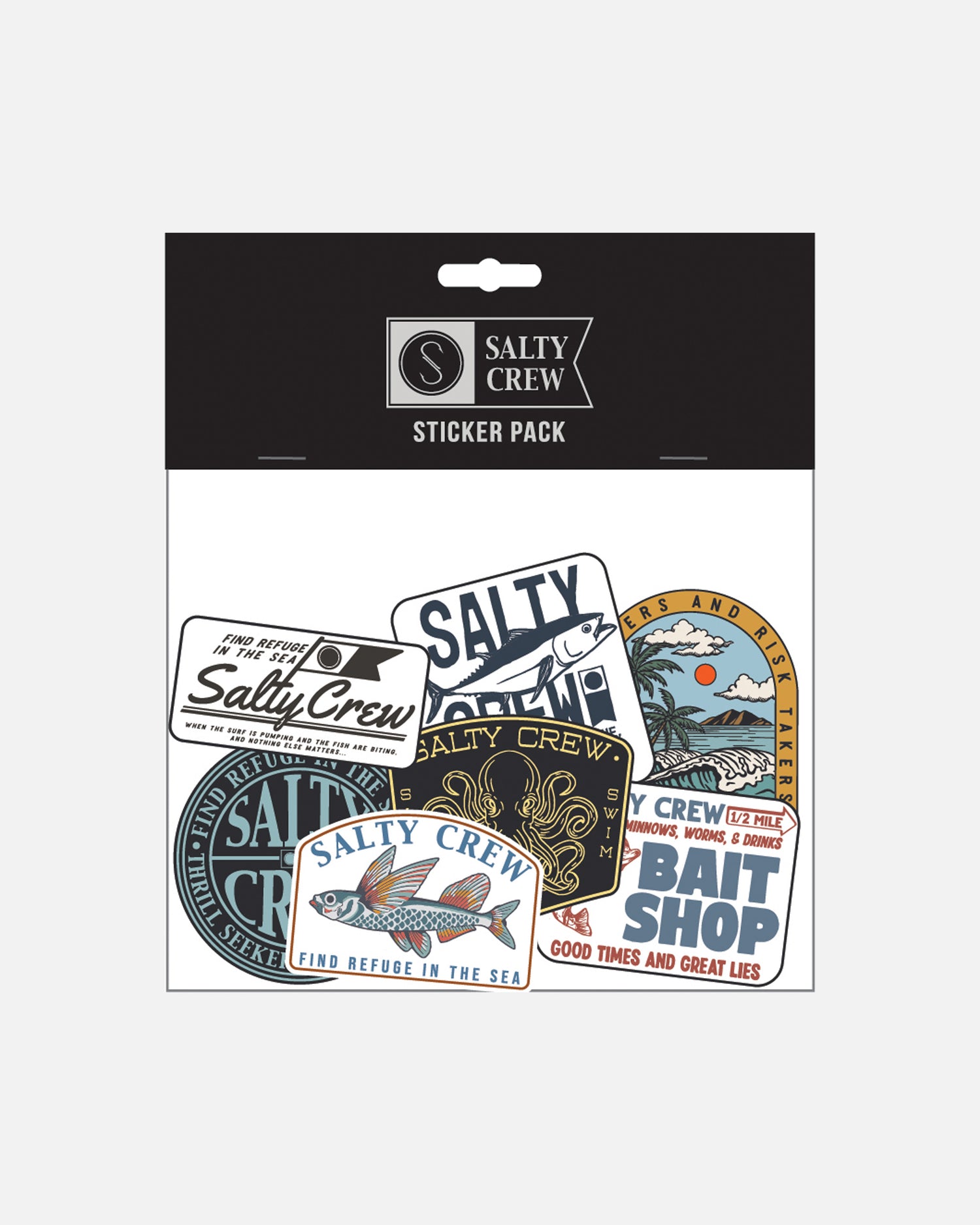 Front view of the Season 1 26 Sticker Pack - Assorted.