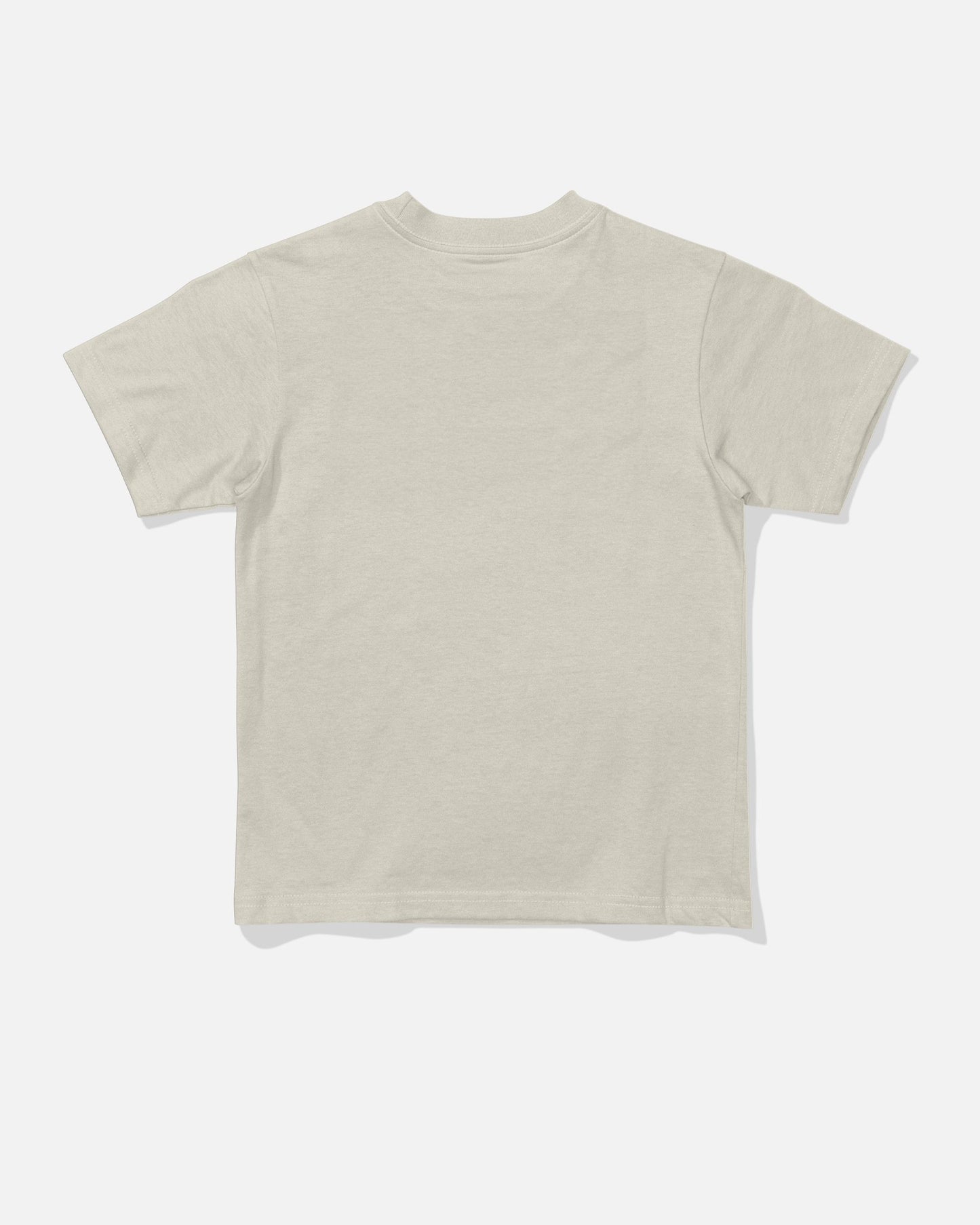 A Salty Crew Truck Bed Toddler Tee in Bone is shown laid flat with the back side facing up against a white background.