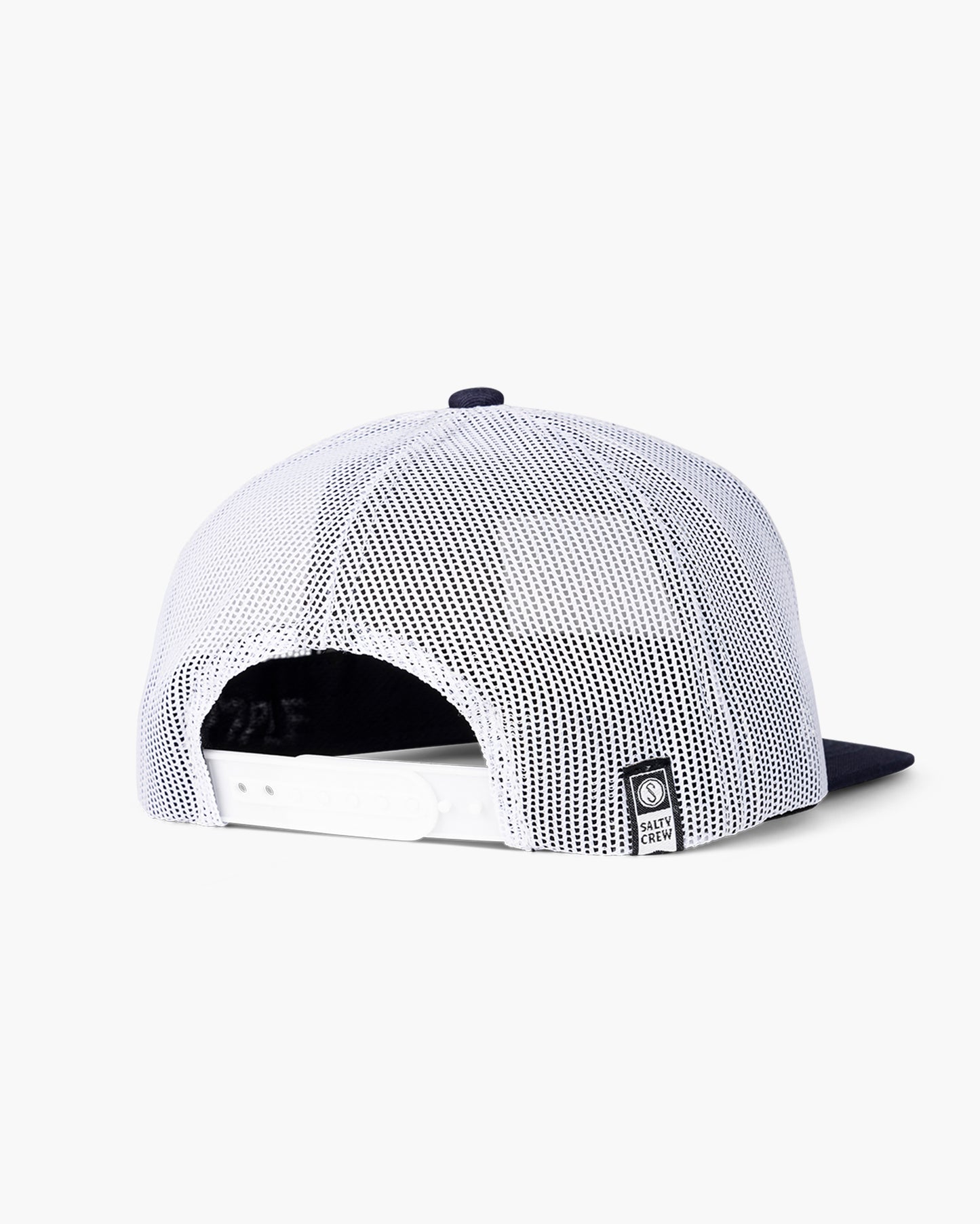 back view of Angler Navy White Trucker