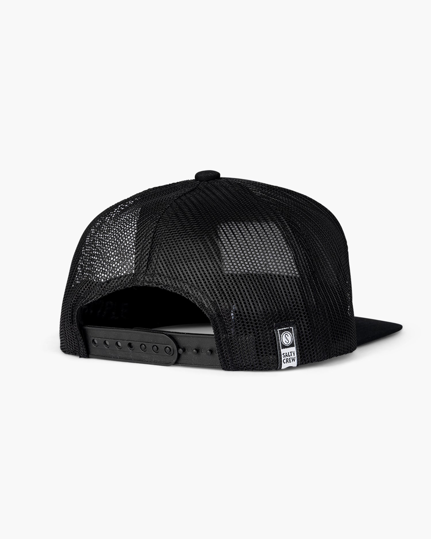 back view of Angler Black Trucker