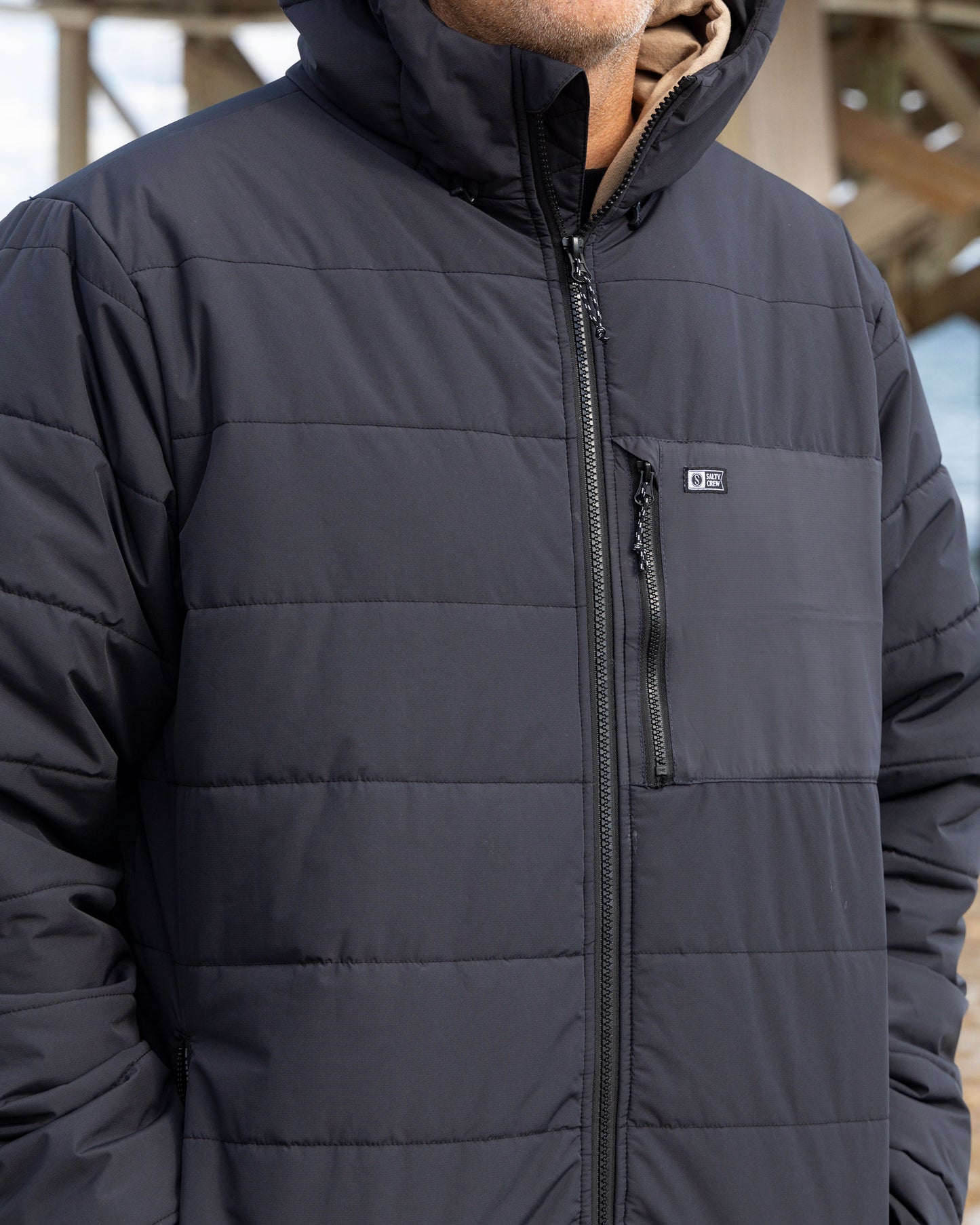 Barrier Hooded Jacket - Black