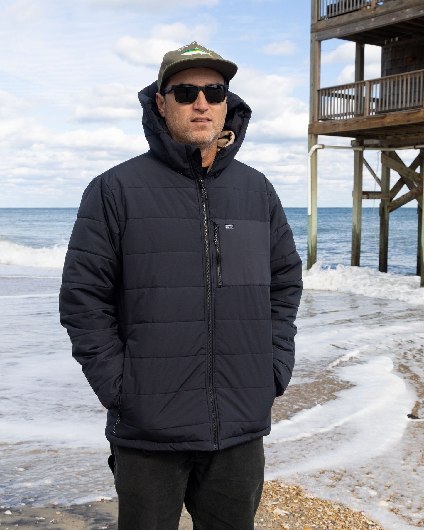 Barrier Hooded Jacket - Black