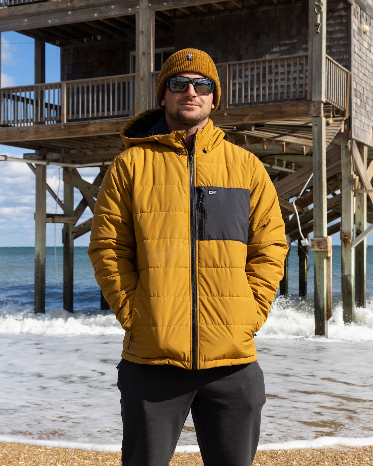 Barrier Hooded Jacket - Bronze Brown