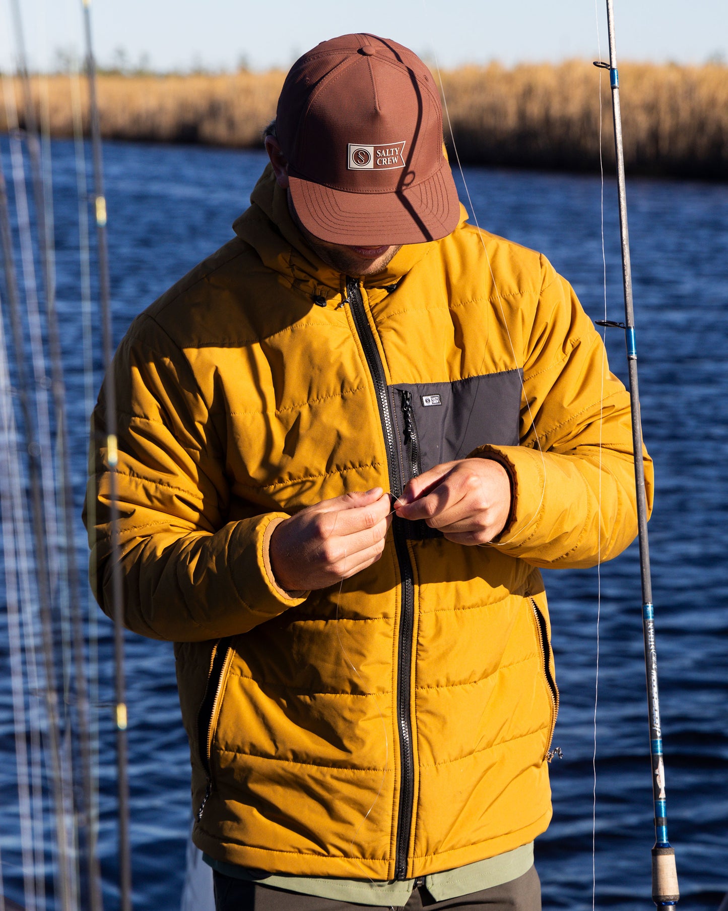 Barrier Hooded Jacket - Bronze Brown