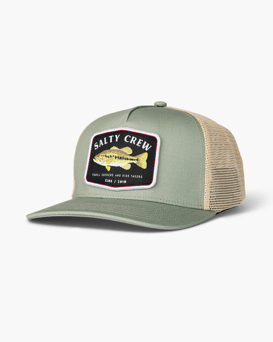 front view of Bigmouth Dusty Sage Trucker