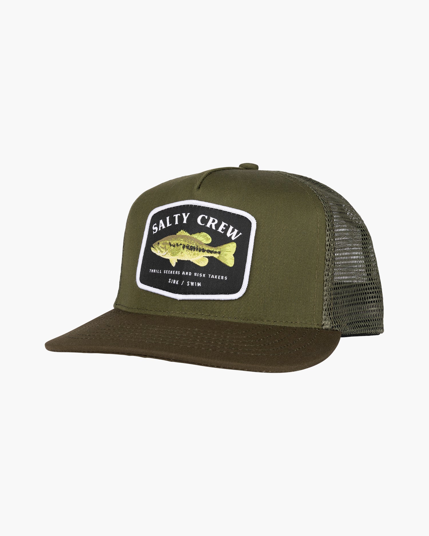 front view of Bigmouth Olive Trucker
