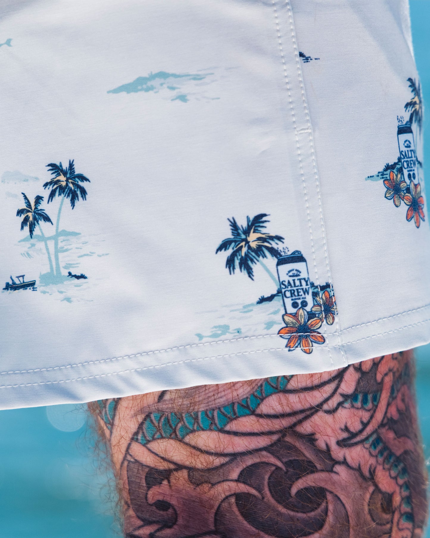 Salty Brew Volley Short - Bone
