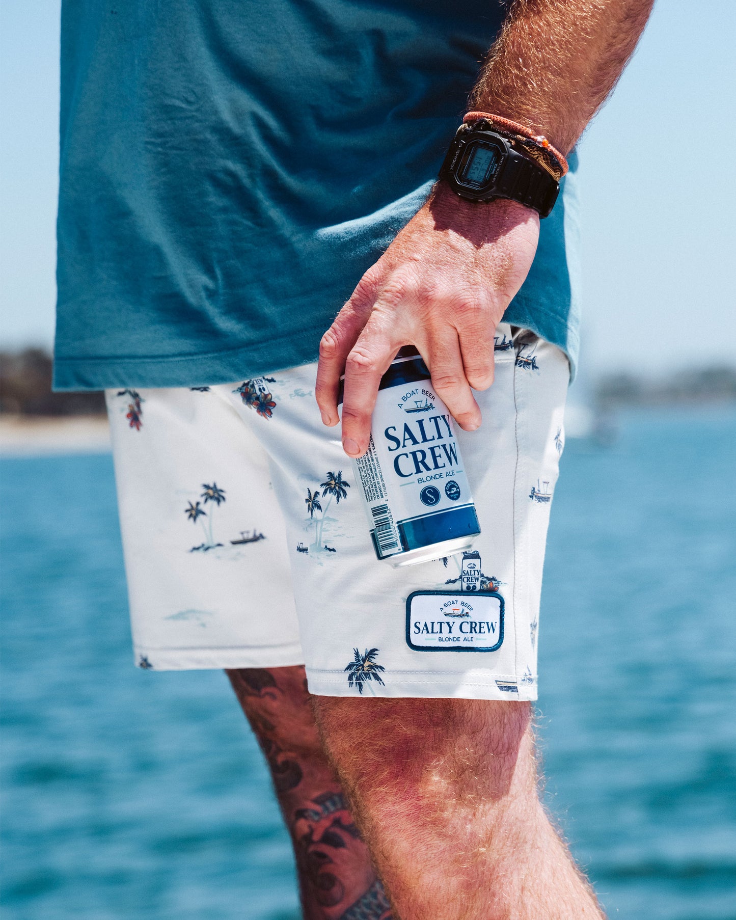 Salty Brew Volley Short - Bone