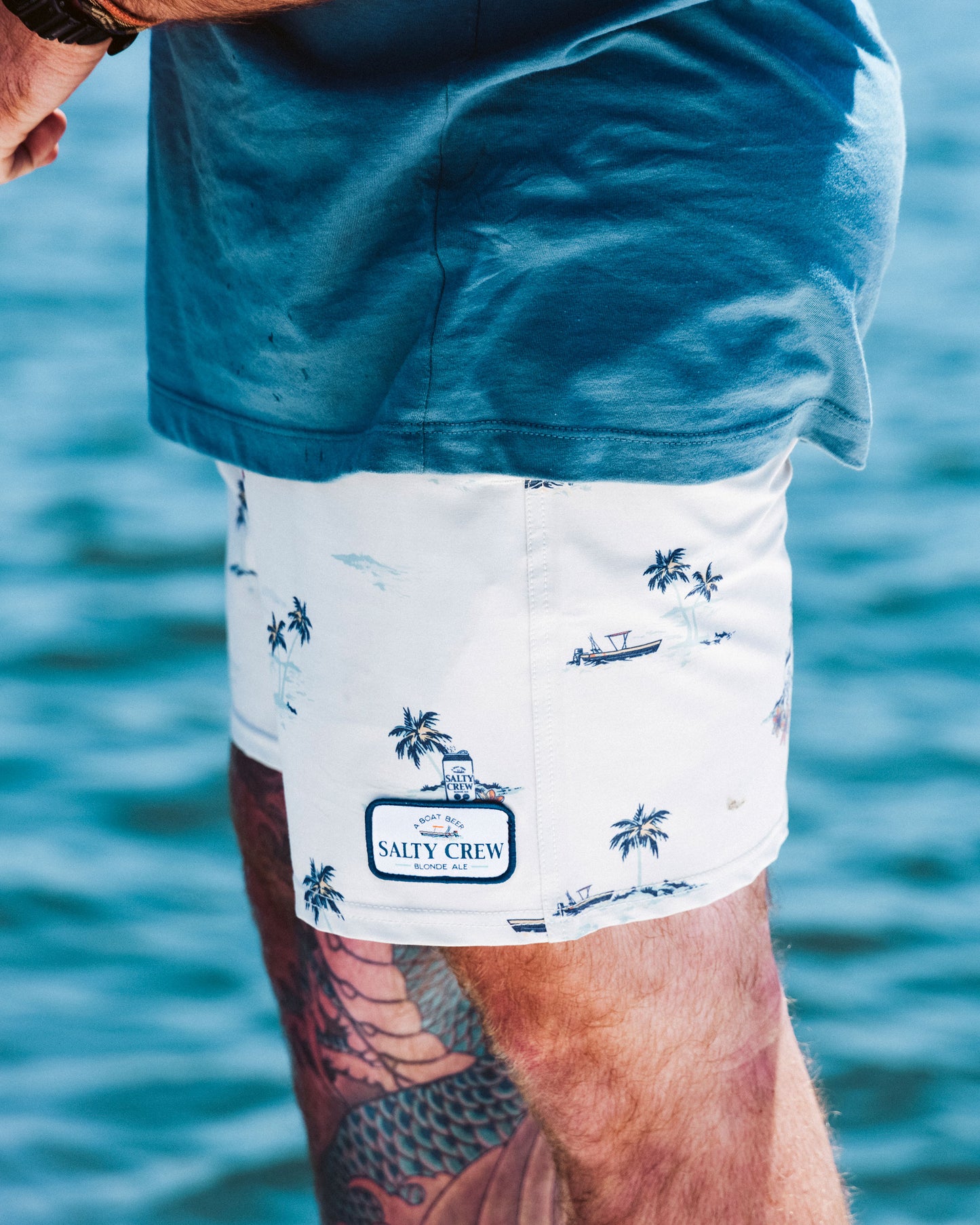 Salty Brew Volley Short - Bone