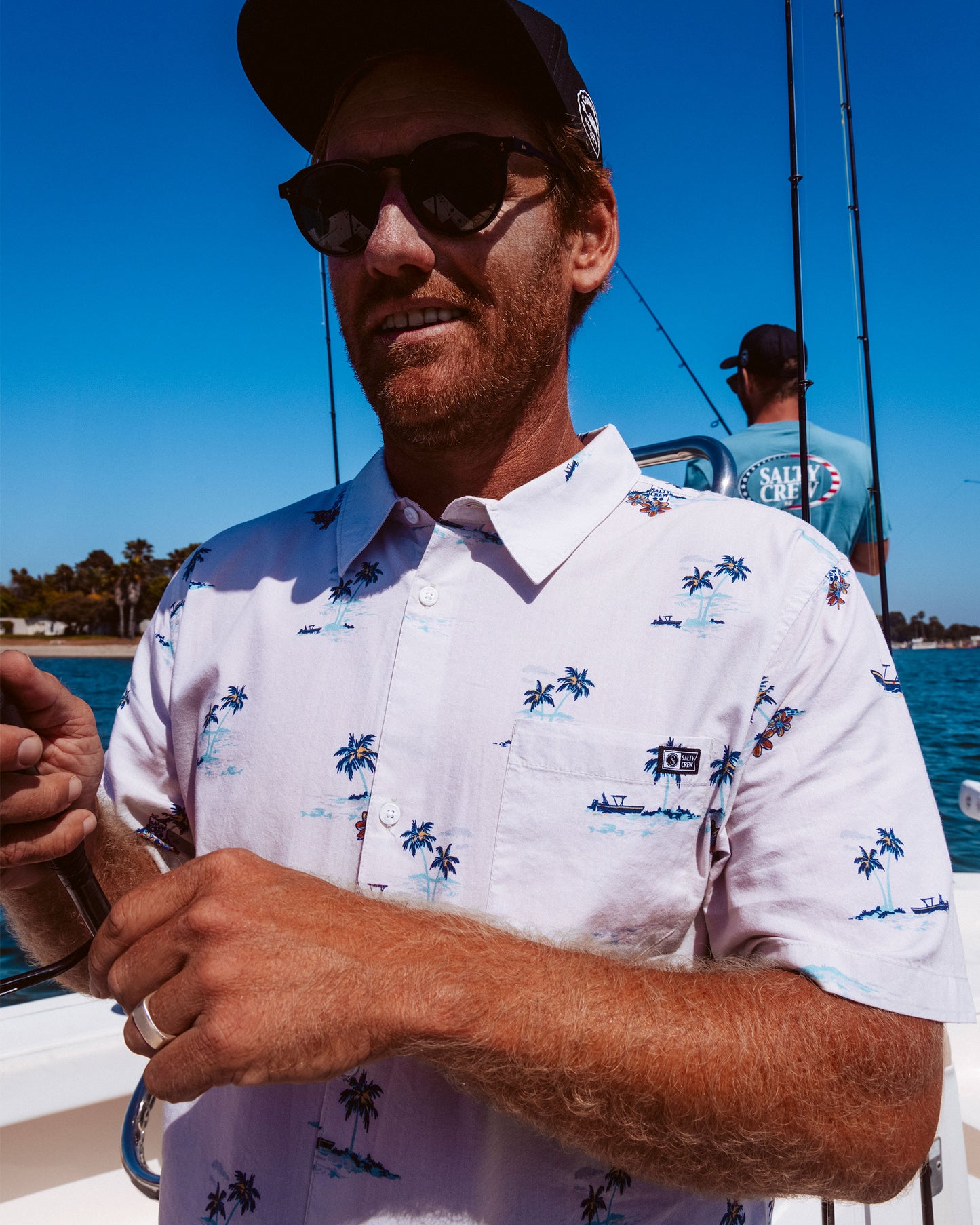 Salty Brew Button Up - Bone