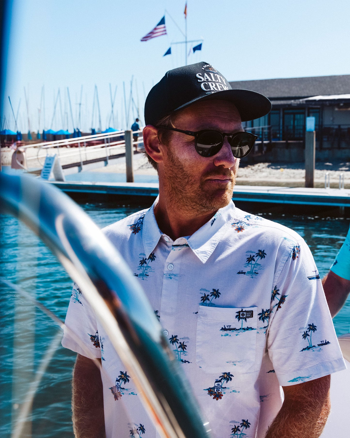 Salty Brew Button Up - Bone