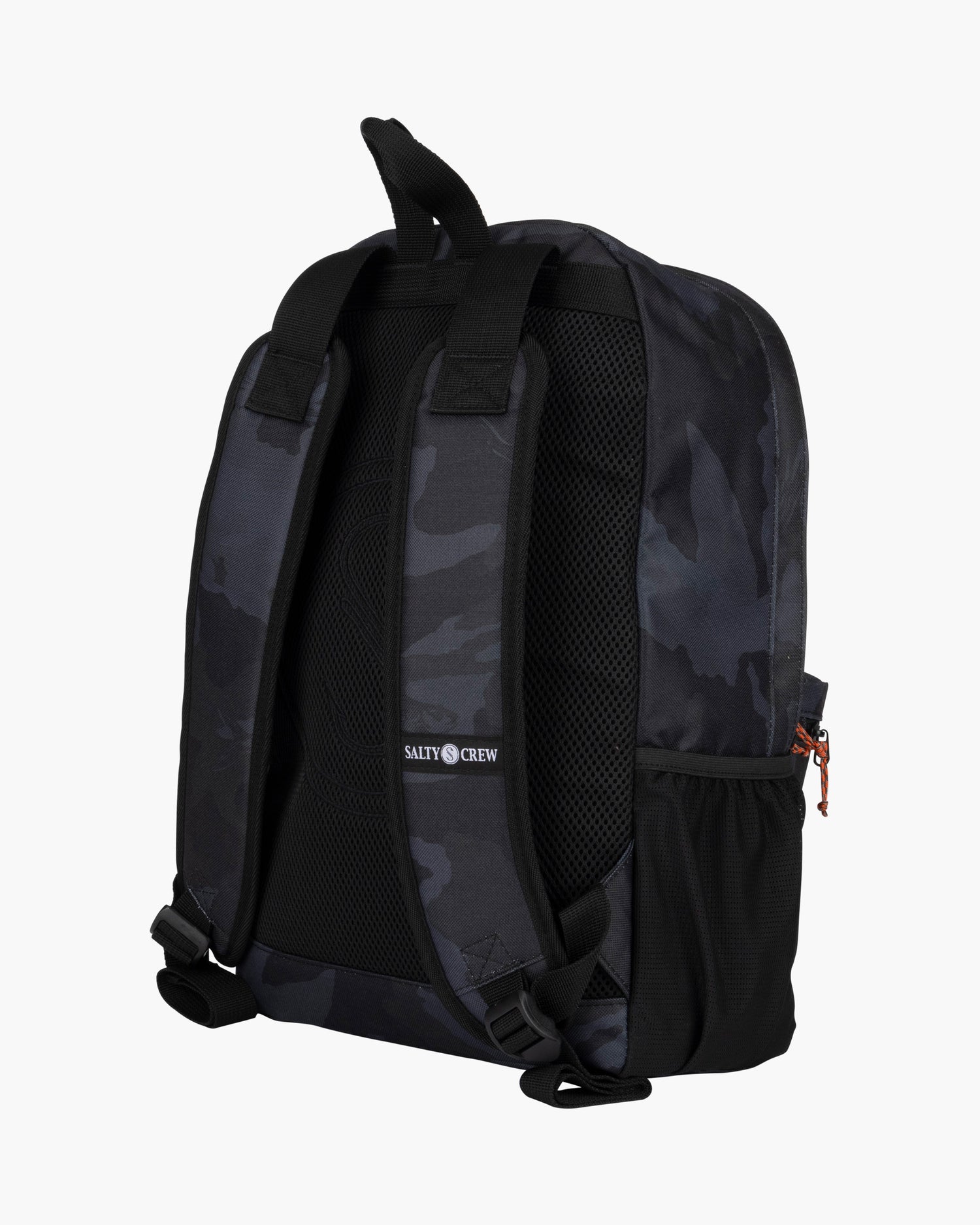 back angled Brig Black Camo Backpack