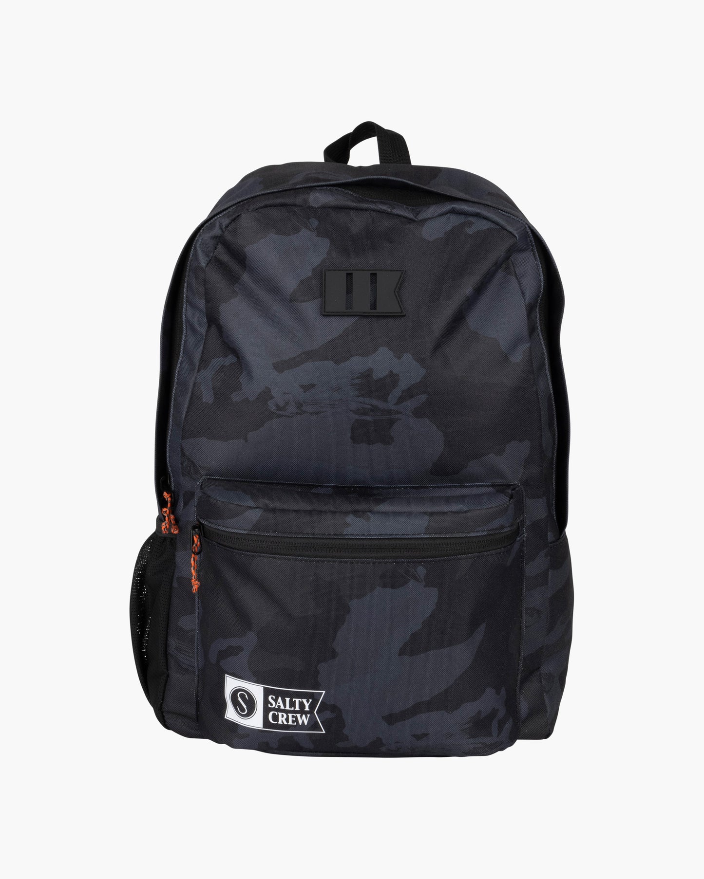 front view of Brig Black Camo Backpack