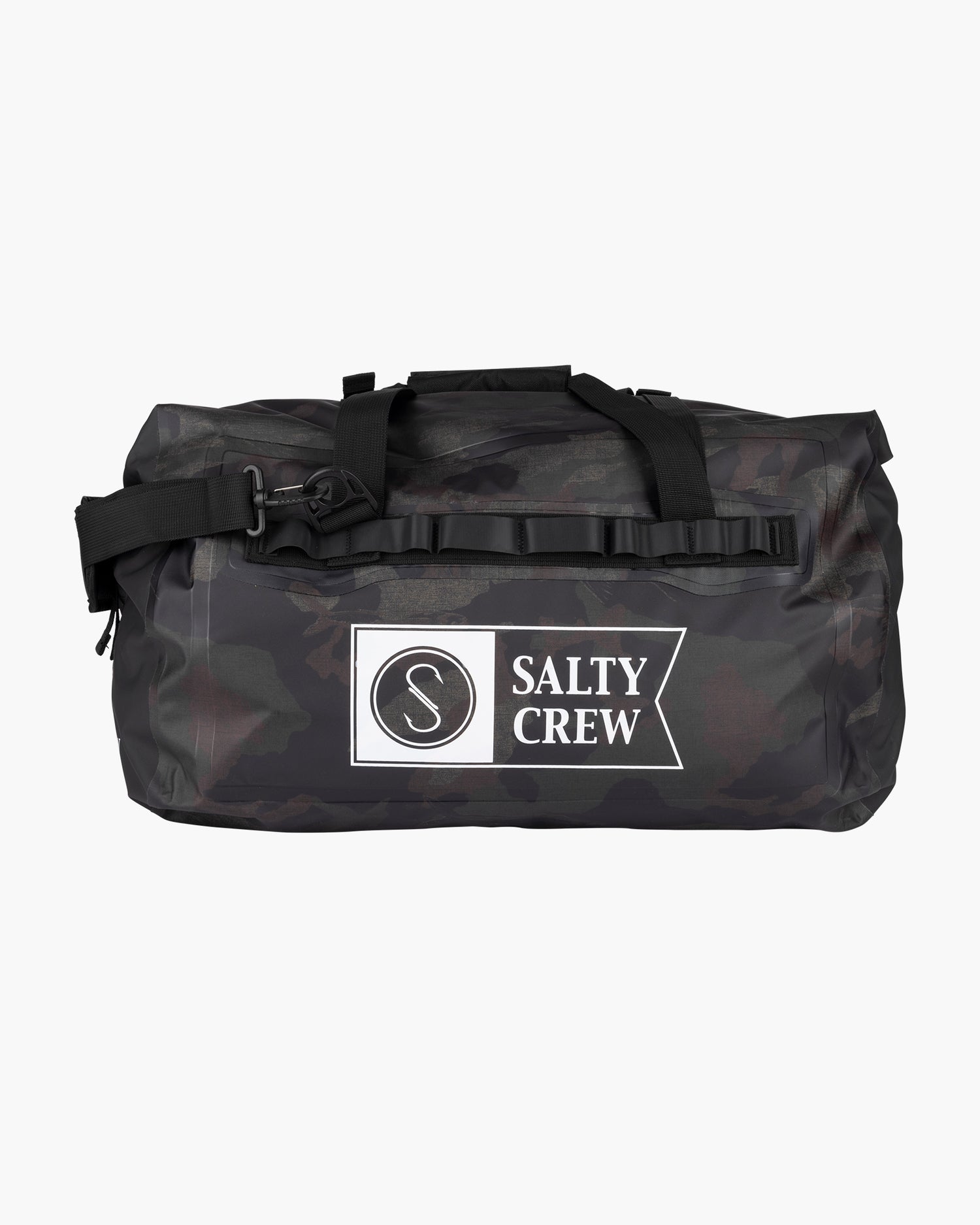 front view of Voyager Camo Duffle