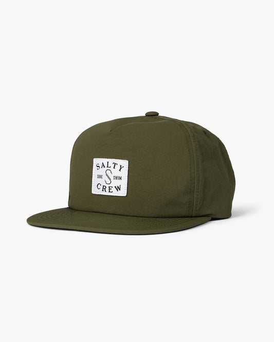 front view of Clubhouse Olive 5 Panel