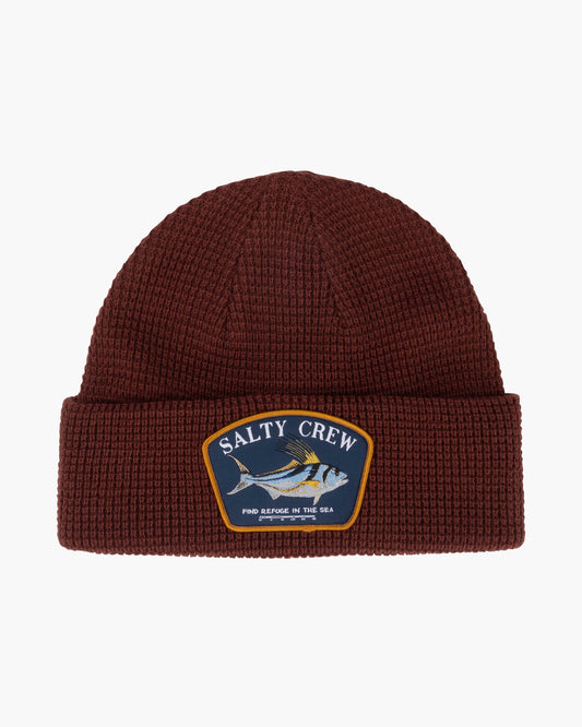 Coastal Burgundy Beanie