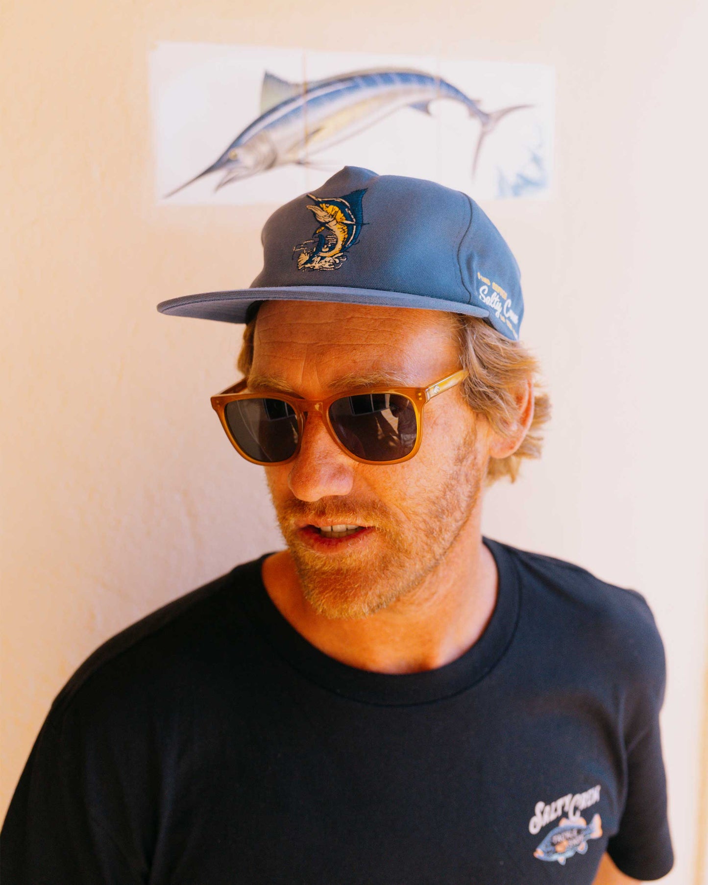 Coastal 5 Panel Hat - Channel Blue