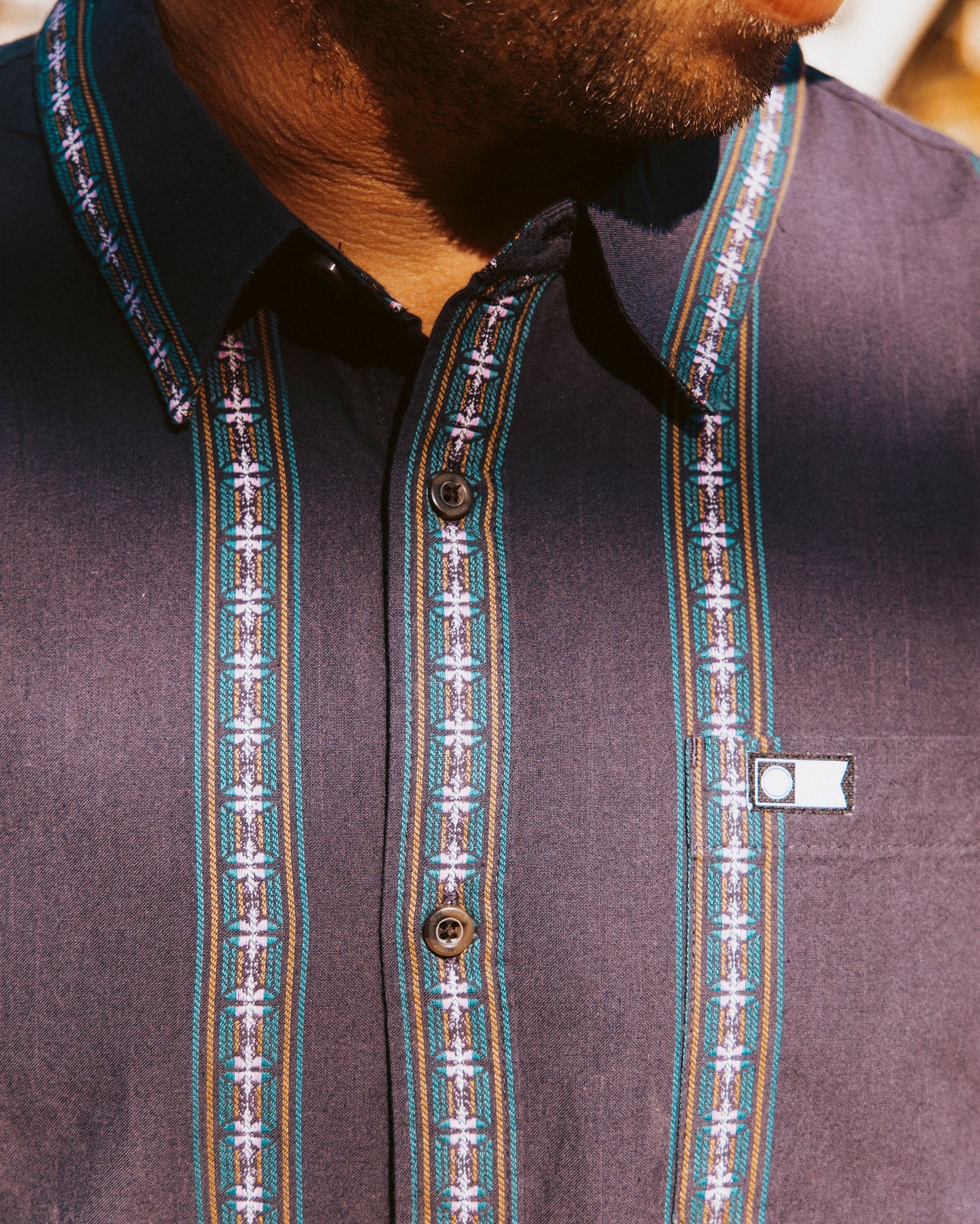 Crew Button Up - Phantom