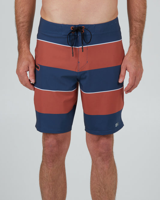 front view of Cutlap Navy Performance Boardshort
