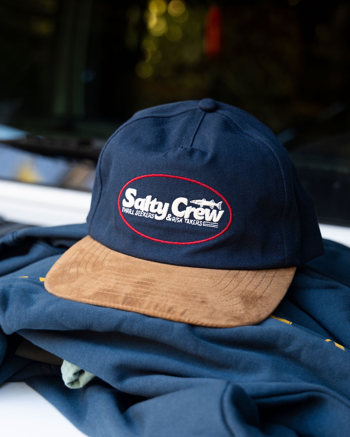 Fast Track Strapback - Navy