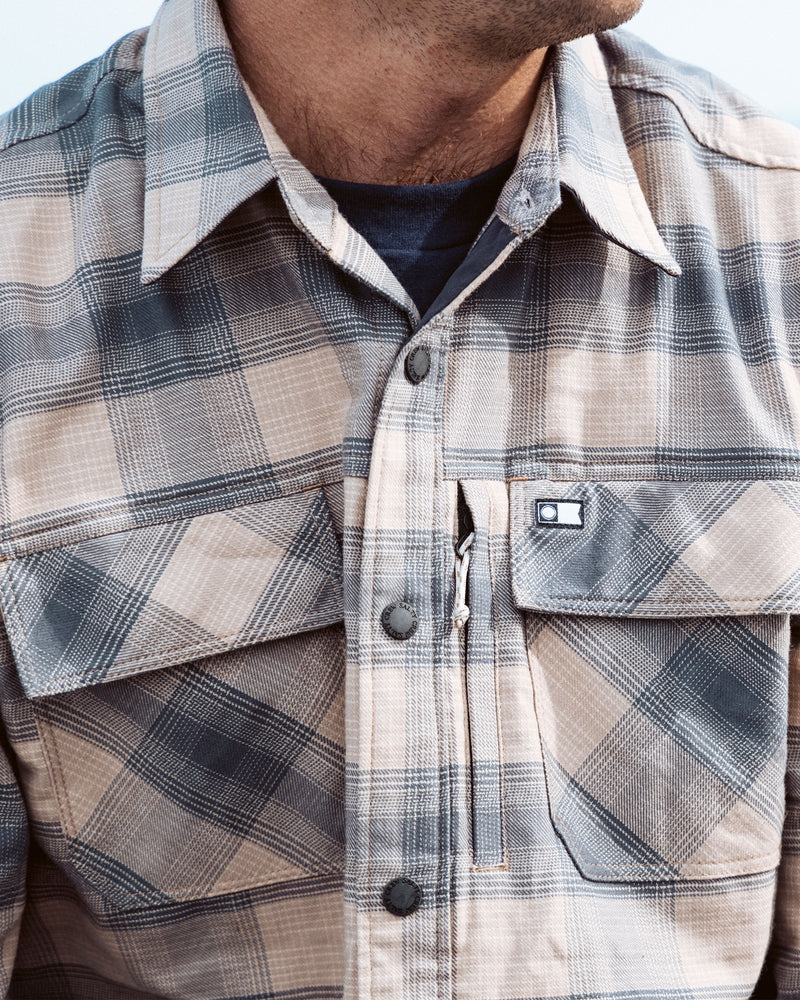 Fathom Tech Flannel - Khaki