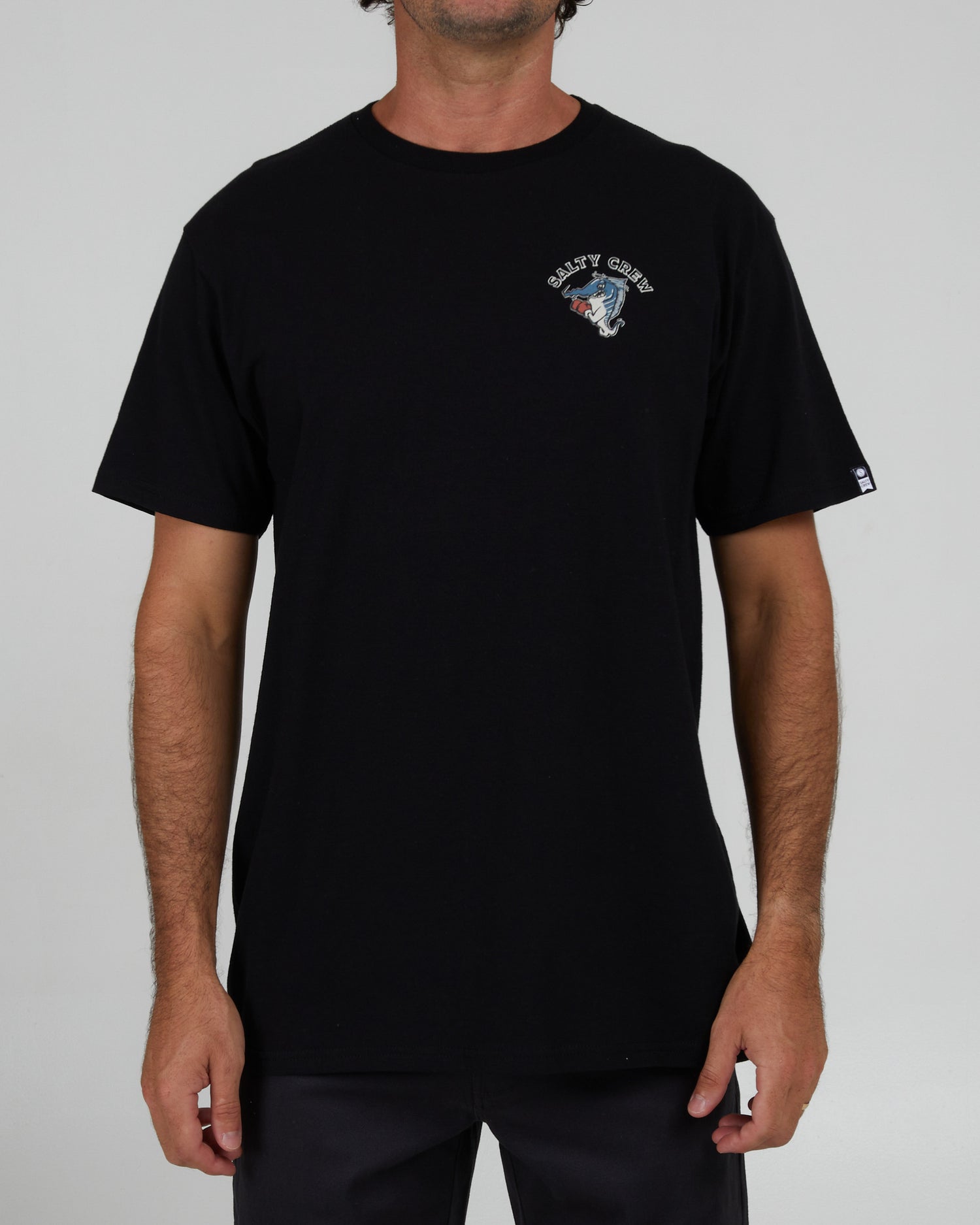 front view of Fight Club Black S/S Standard Tee