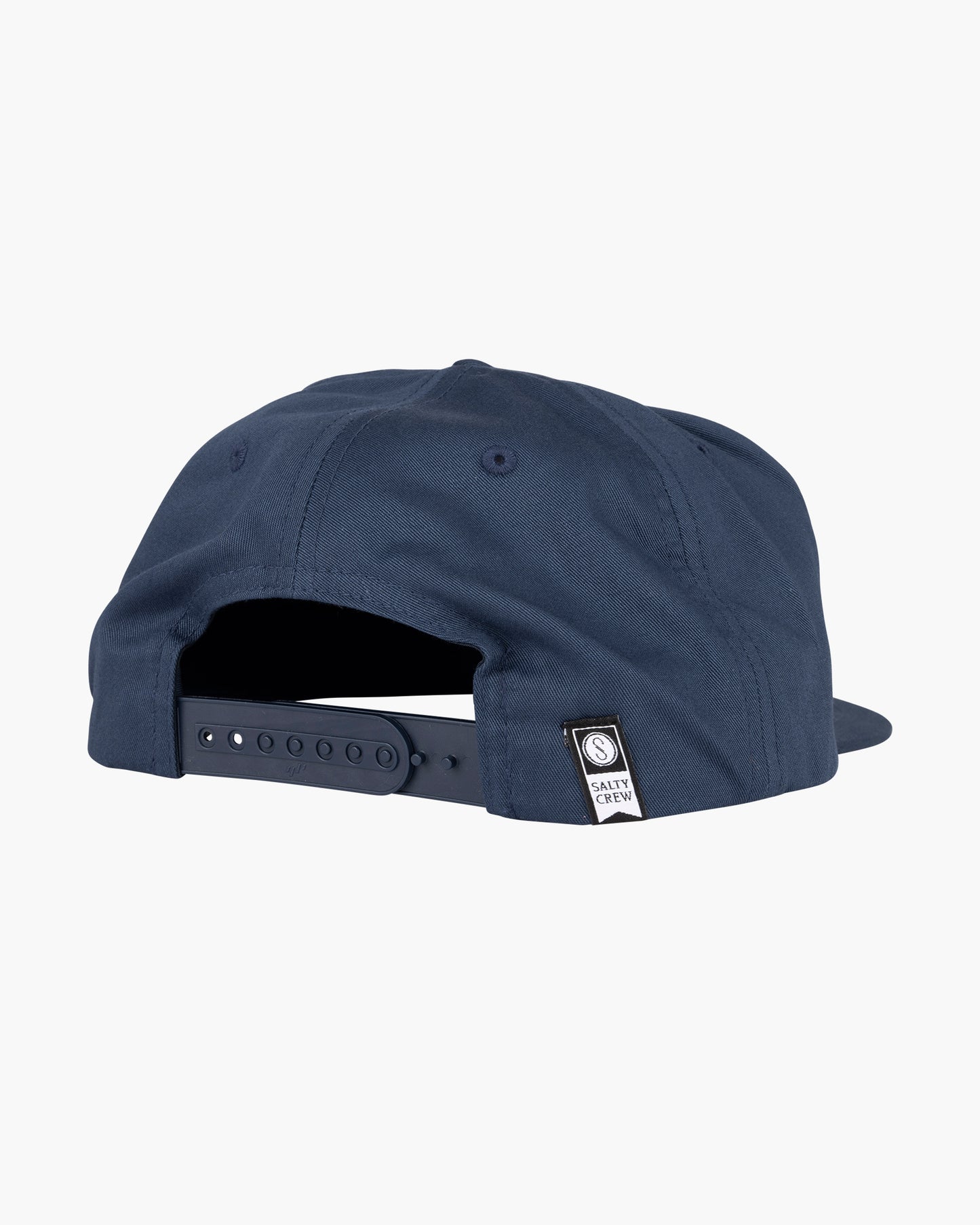back view of Fish Head Navy 5 Panel