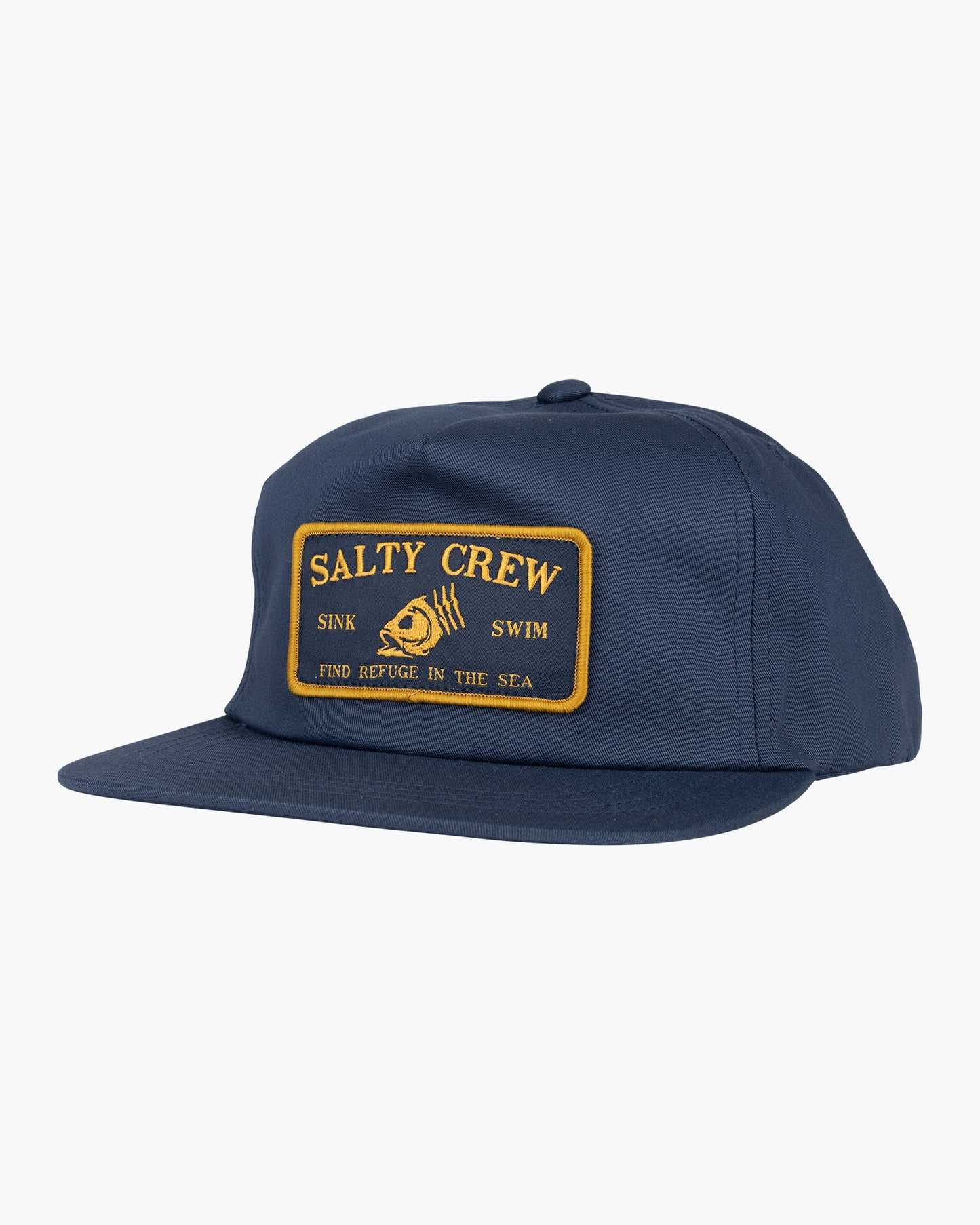 front view of Fish Head Navy 5 Panel