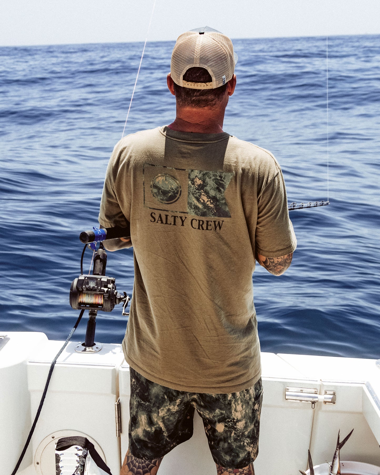 Flagship Fill Tee - Dusty Olive