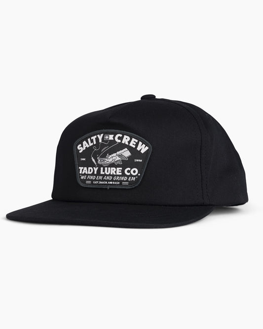 front view of Grind Em Black 5 Panel