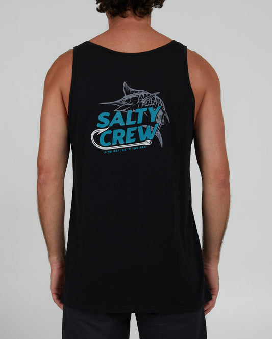 back view of Hook Up Black Tank