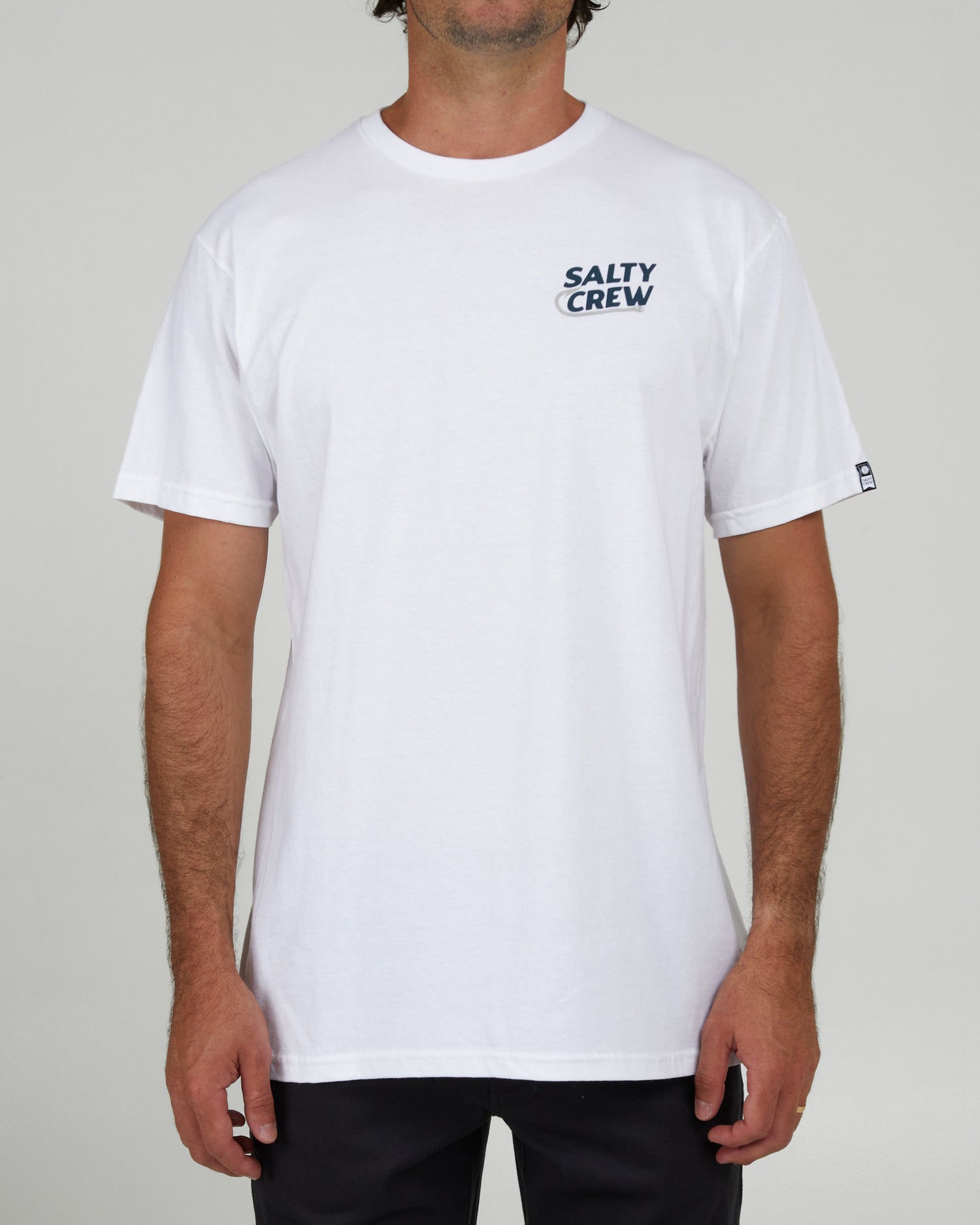 front view of Hook Up White S/S Standard Tee