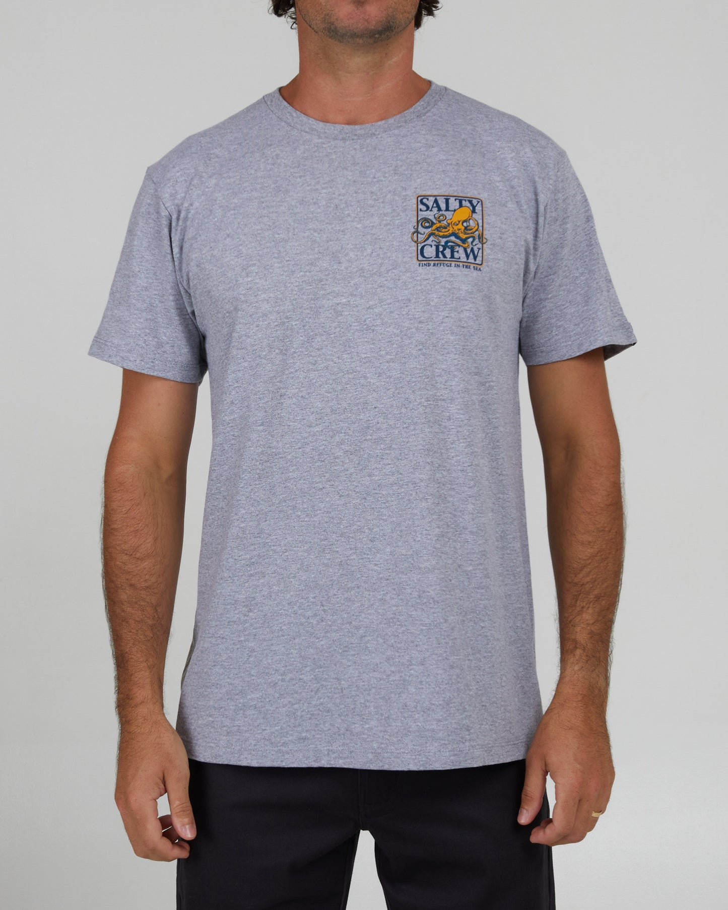 front view of Ink Slinger Athletic Heather S/S Standard Tee