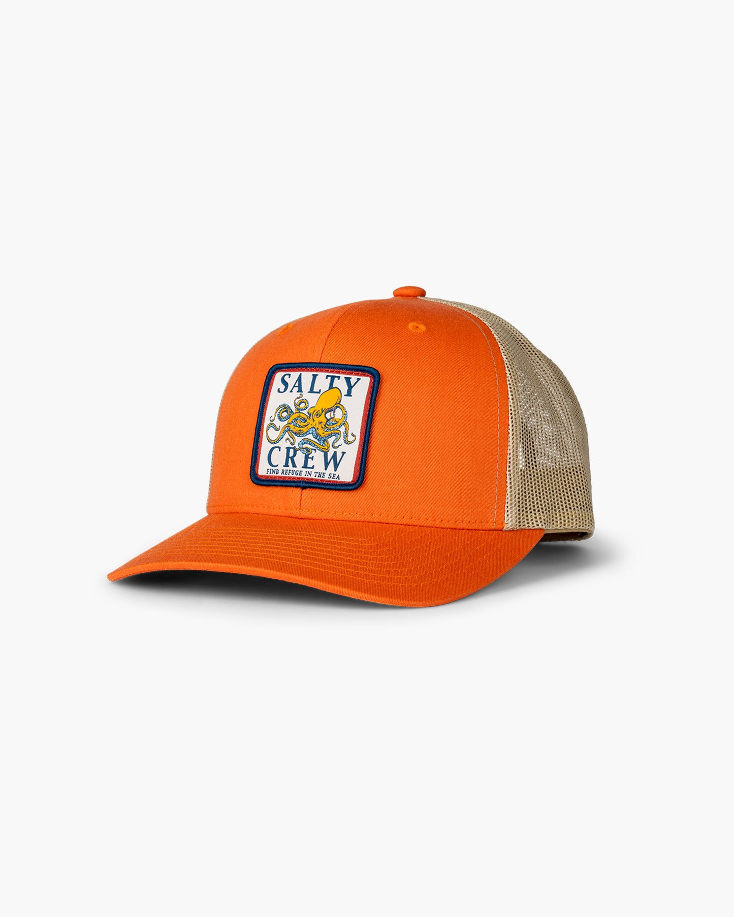 Ink Slinger Orange/Khaki Retro Trucker