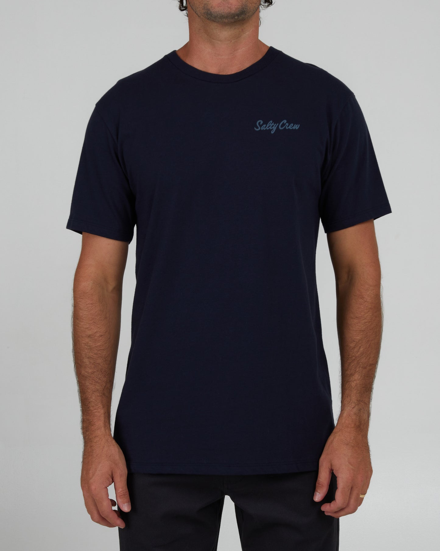 LABELED PREMIUM S/S TEE Navy