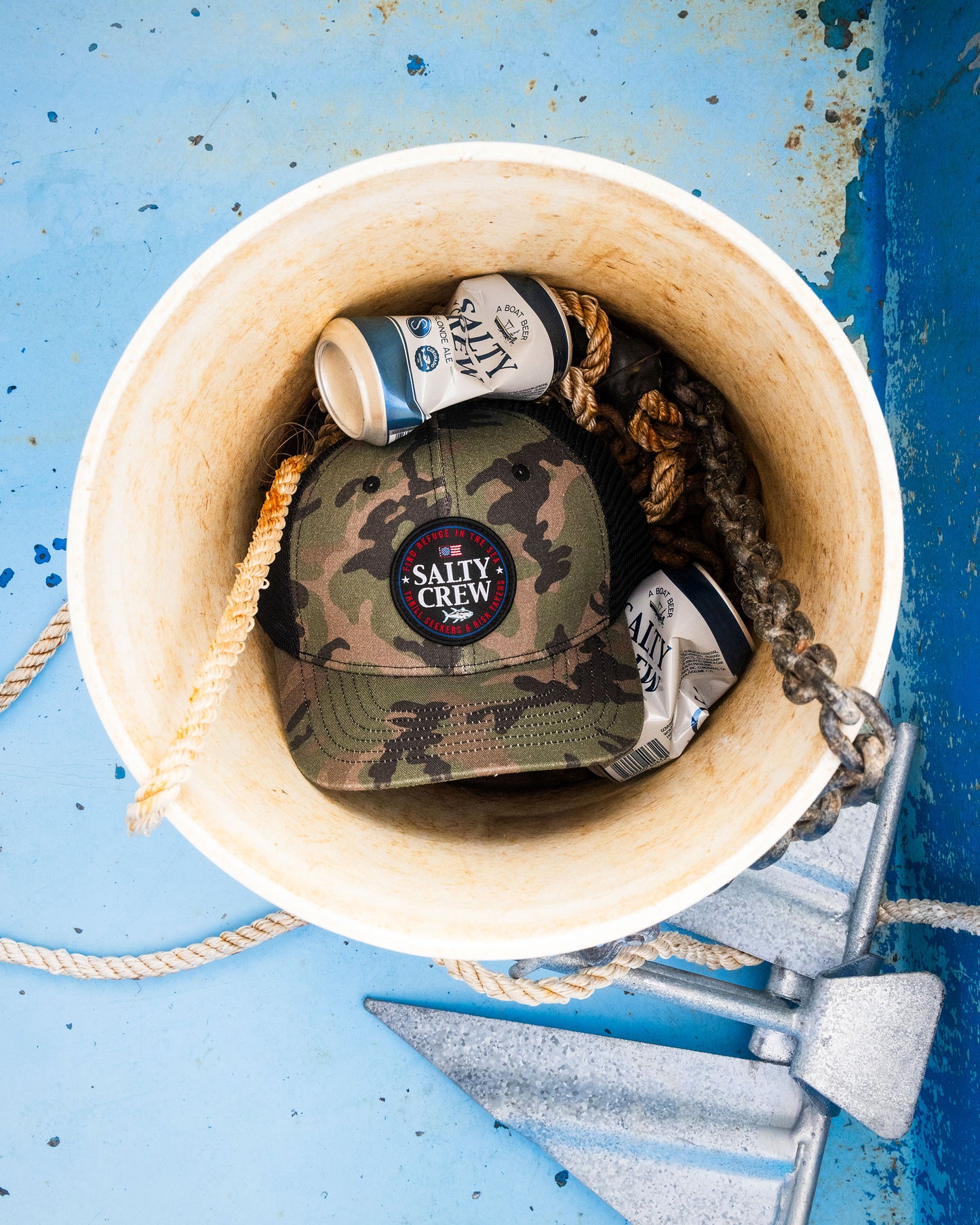 America Legend Trucker Hat - Camo