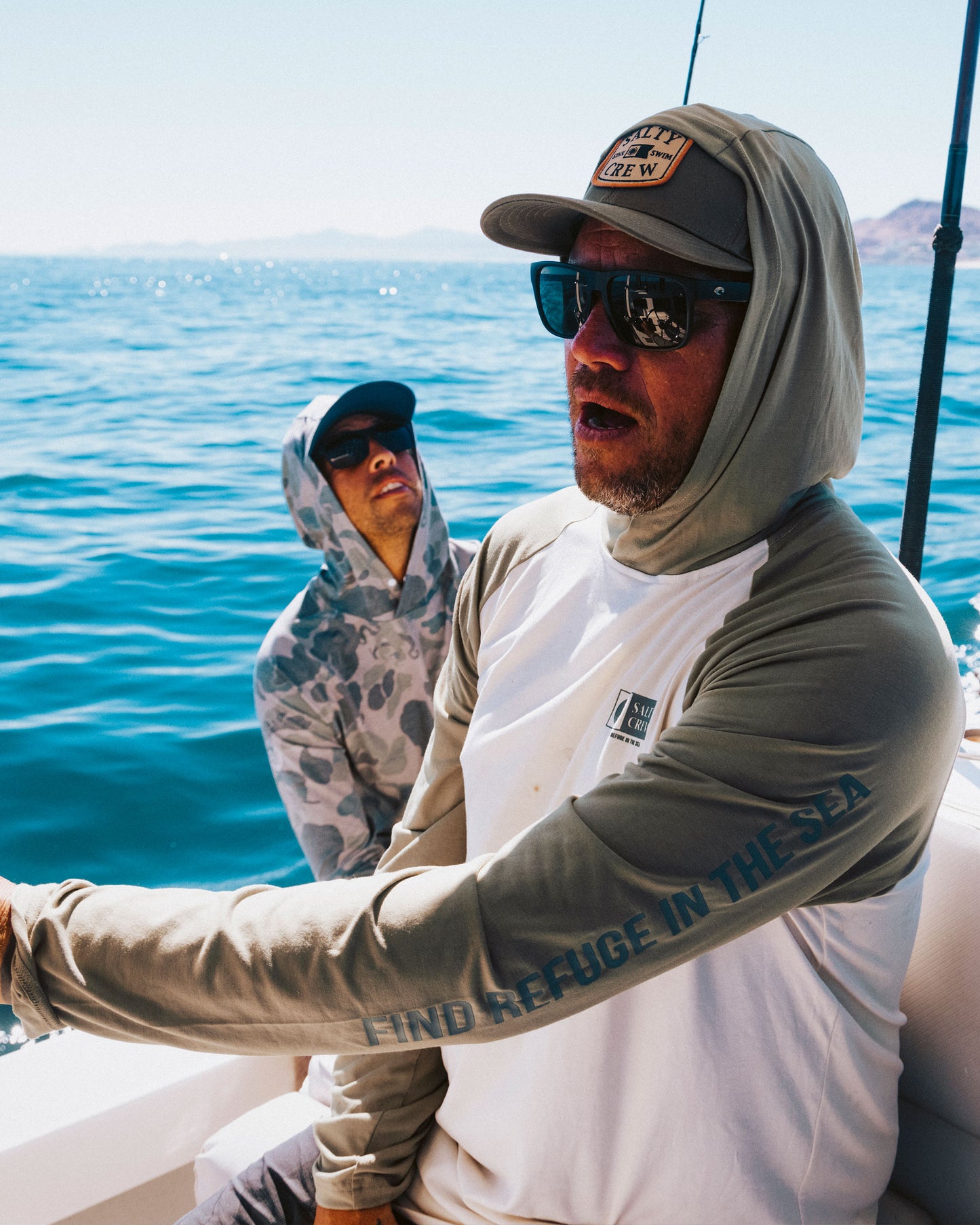Mariner Lite UV Hoodie - Birch Oil Green