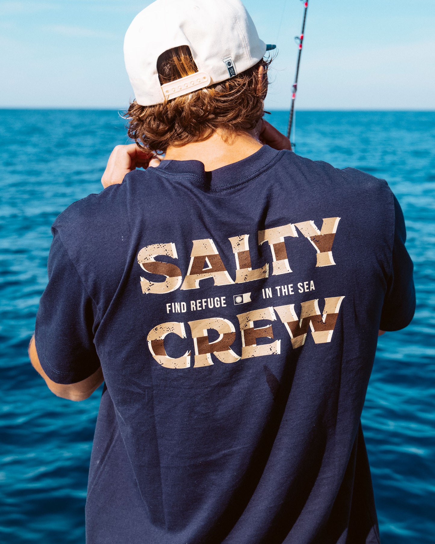 Offset Tee - Navy