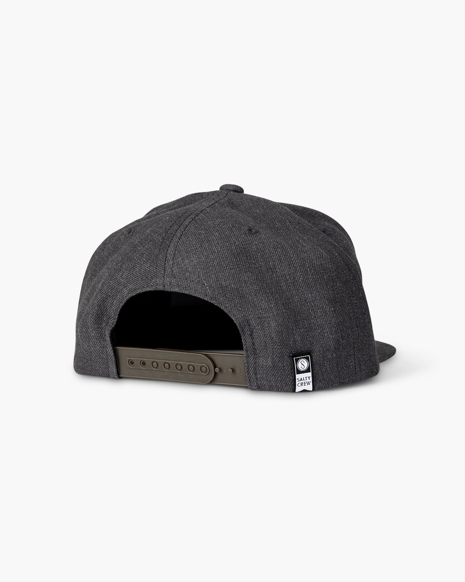 back view of Rooster Dark Heather Grey 6 Panel