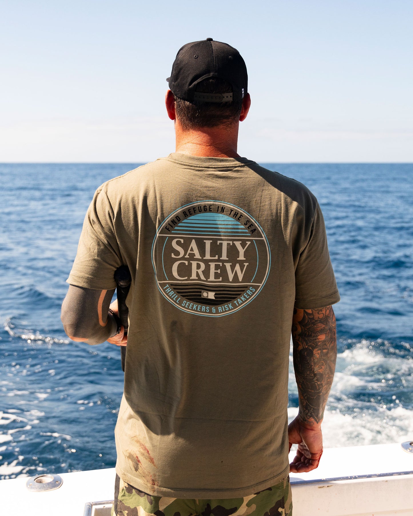Simple Fade Tee - Dusty Olive