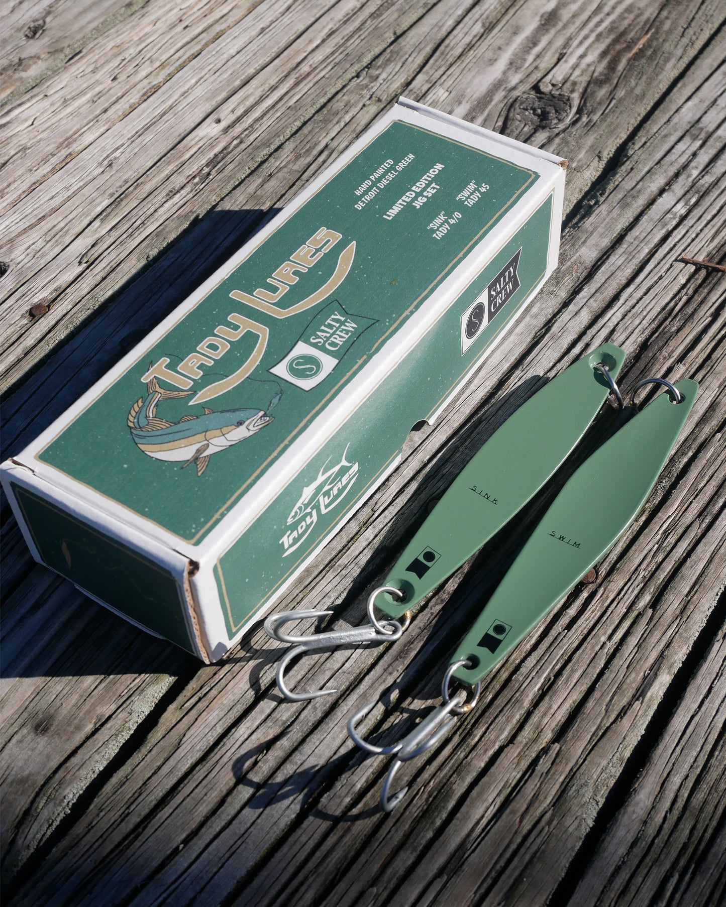 Tady x Salty Crew Jig Set - Detroit Diesel Green