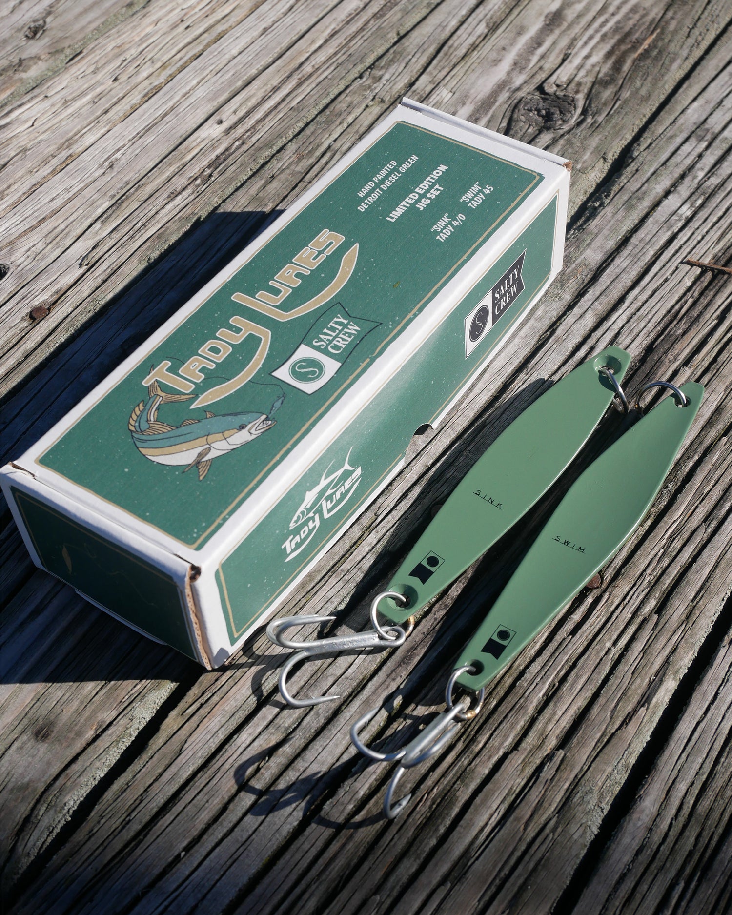 Tady x Salty Crew Jig Set - Detroit Diesel Green