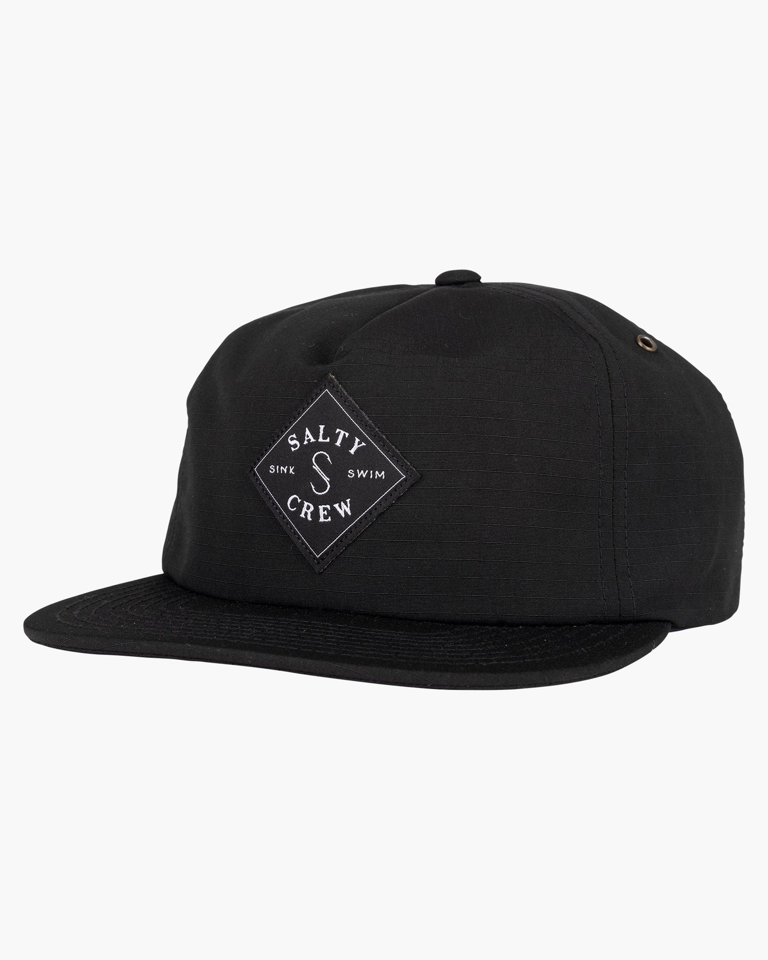Front of the Tippet Rip Black 5 Panel