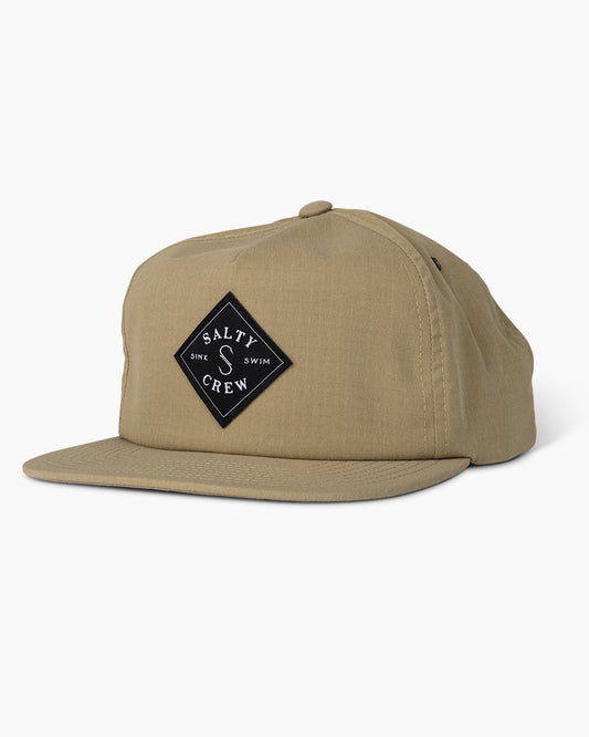 front view of Tippet Rip Khaki 5 Panel