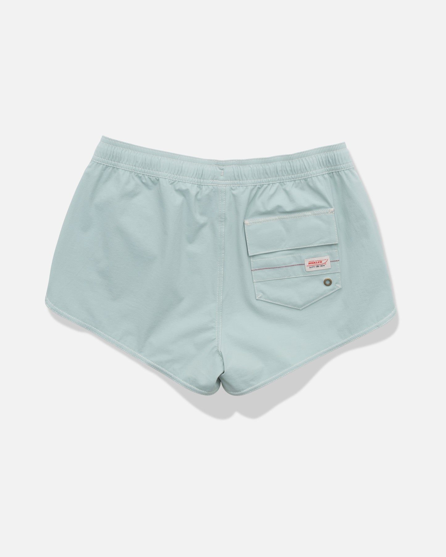 Womens back view of the Whaler Short - Mackerel. 