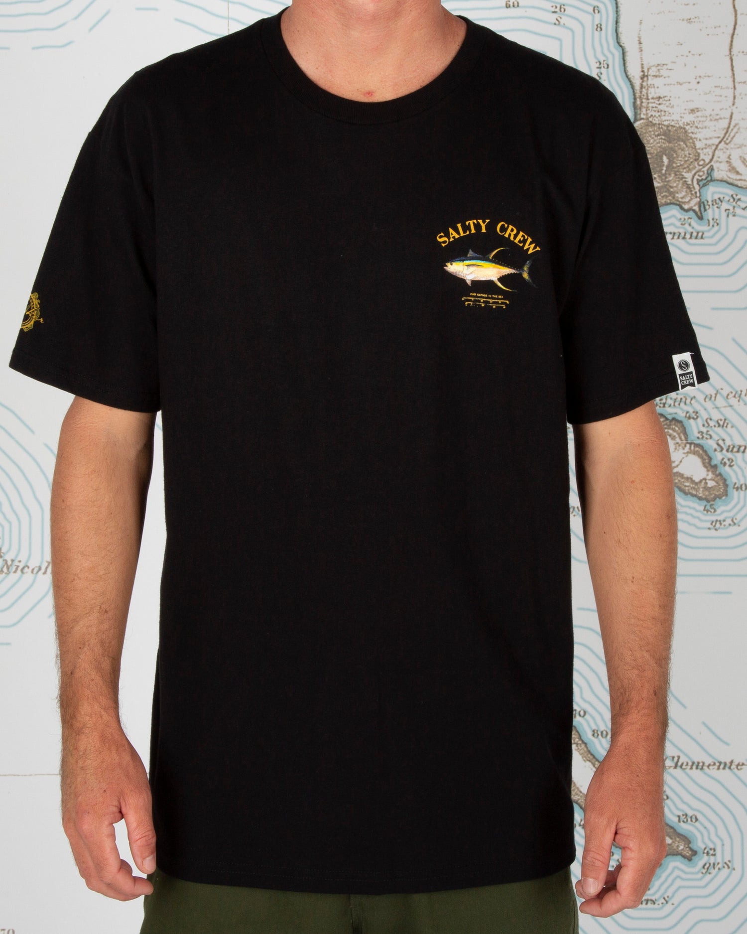 Ahi Mount Black S/S Standard Tee