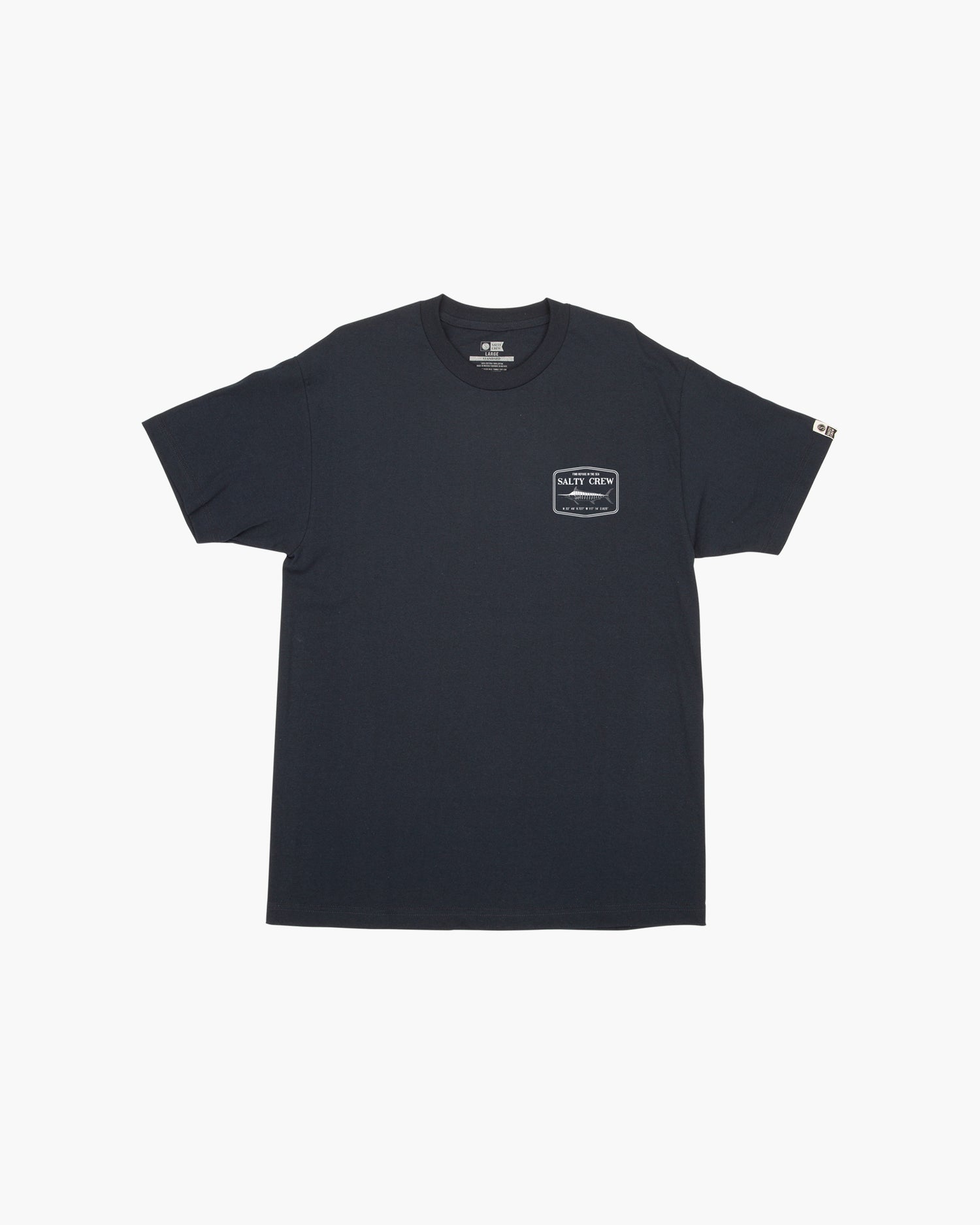 Off body front of Stealth Navy Standard S/S Tee